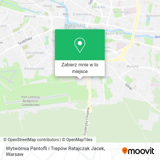 Mapa Wytwórnia Pantofli i Trepów Ratajczak Jacek