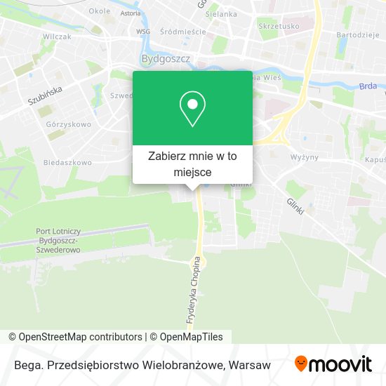 Mapa Bega. Przedsiębiorstwo Wielobranżowe