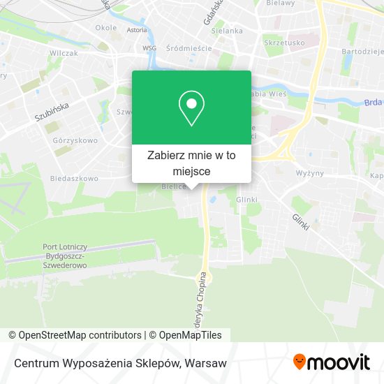 Mapa Centrum Wyposażenia Sklepów