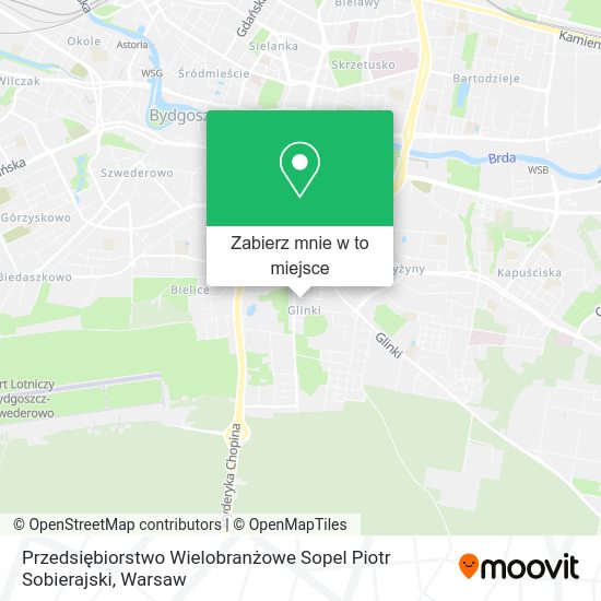 Mapa Przedsiębiorstwo Wielobranżowe Sopel Piotr Sobierajski