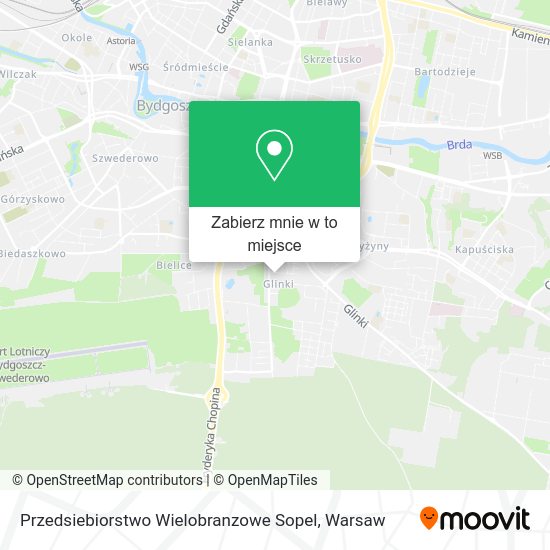 Mapa Przedsiebiorstwo Wielobranzowe Sopel