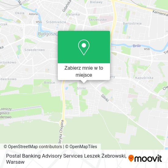 Mapa Postal Banking Advisory Services Leszek Żebrowski