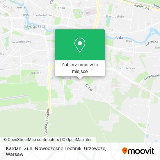 Mapa Kardan. Zuh. Nowoczesne Techniki Grzewcze