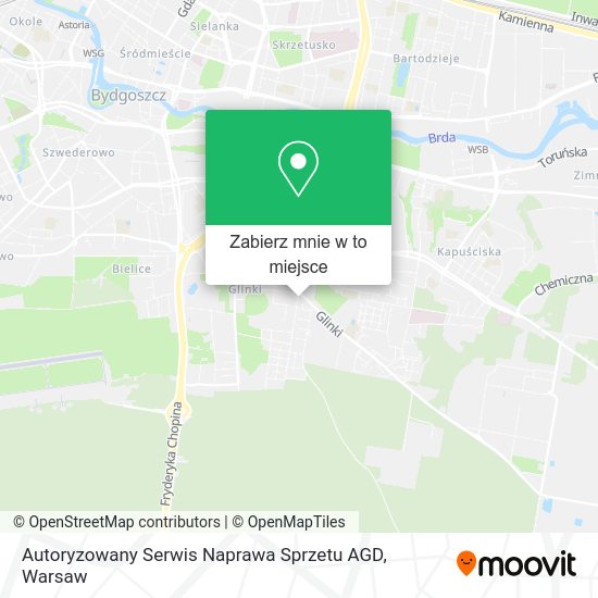 Mapa Autoryzowany Serwis Naprawa Sprzetu AGD