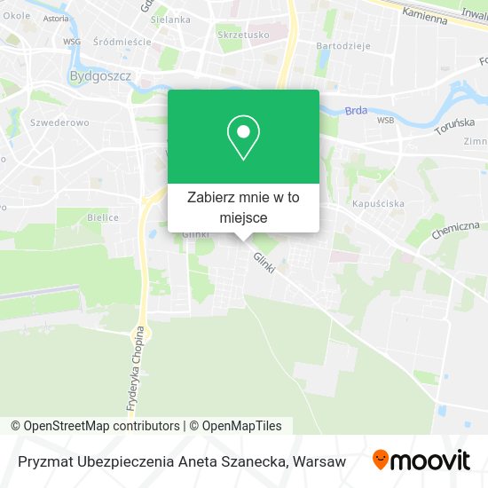 Mapa Pryzmat Ubezpieczenia Aneta Szanecka