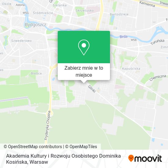 Mapa Akademia Kultury i Rozwoju Osobistego Dominika Kosińska