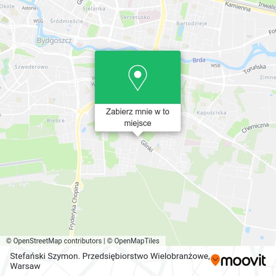 Mapa Stefański Szymon. Przedsiębiorstwo Wielobranżowe