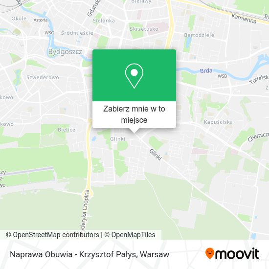 Mapa Naprawa Obuwia - Krzysztof Pałys