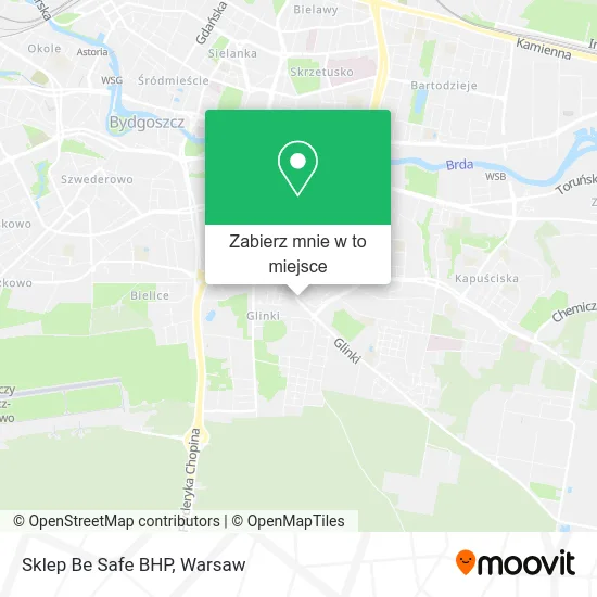 Mapa Sklep Be Safe BHP