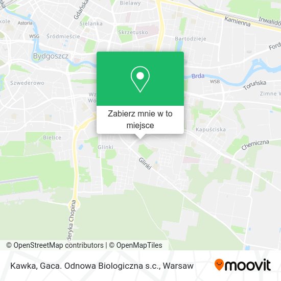 Mapa Kawka, Gaca. Odnowa Biologiczna s.c.