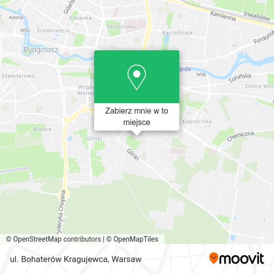 Mapa ul. Bohaterów Kragujewca