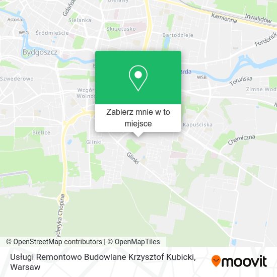 Mapa Usługi Remontowo Budowlane Krzysztof Kubicki