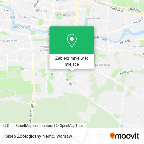 Mapa Sklep Zoologiczny Nemo