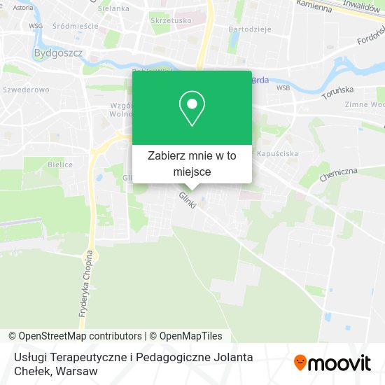 Mapa Usługi Terapeutyczne i Pedagogiczne Jolanta Chełek