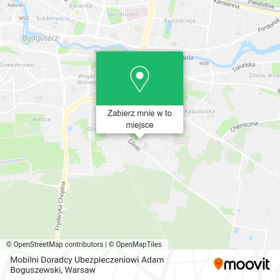 Mapa Mobilni Doradcy Ubezpieczeniowi Adam Boguszewski