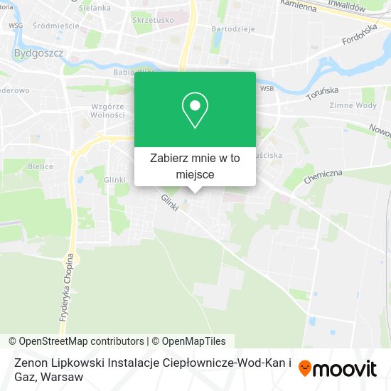 Mapa Zenon Lipkowski Instalacje Ciepłownicze-Wod-Kan i Gaz