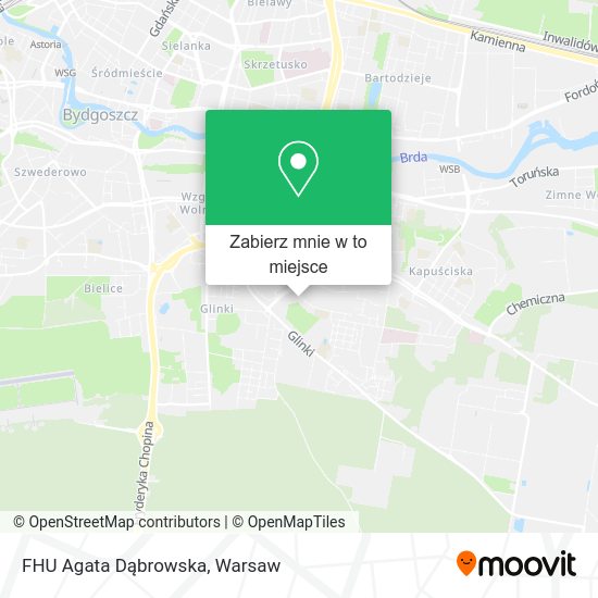 Mapa FHU Agata Dąbrowska