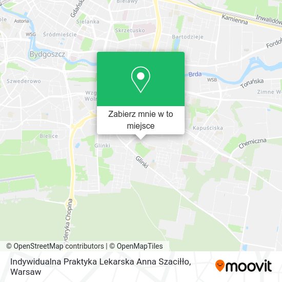 Mapa Indywidualna Praktyka Lekarska Anna Szaciłło