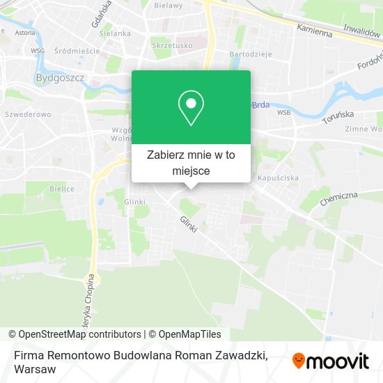 Mapa Firma Remontowo Budowlana Roman Zawadzki