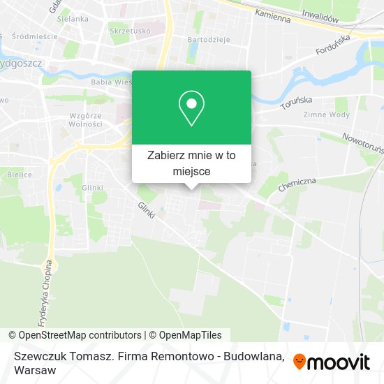 Mapa Szewczuk Tomasz. Firma Remontowo - Budowlana