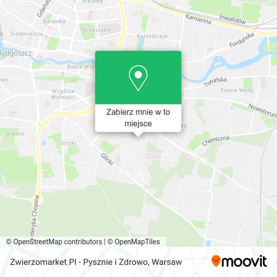 Mapa Zwierzomarket.Pl - Pysznie i Zdrowo