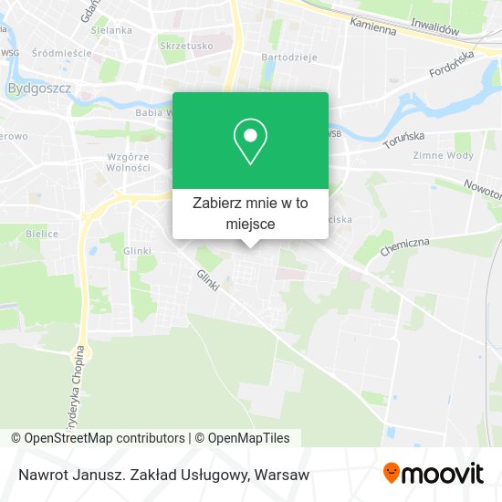 Mapa Nawrot Janusz. Zakład Usługowy