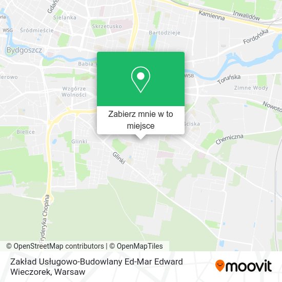 Mapa Zakład Usługowo-Budowlany Ed-Mar Edward Wieczorek