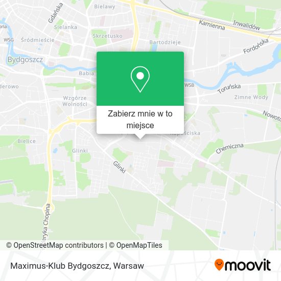 Mapa Maximus-Klub Bydgoszcz