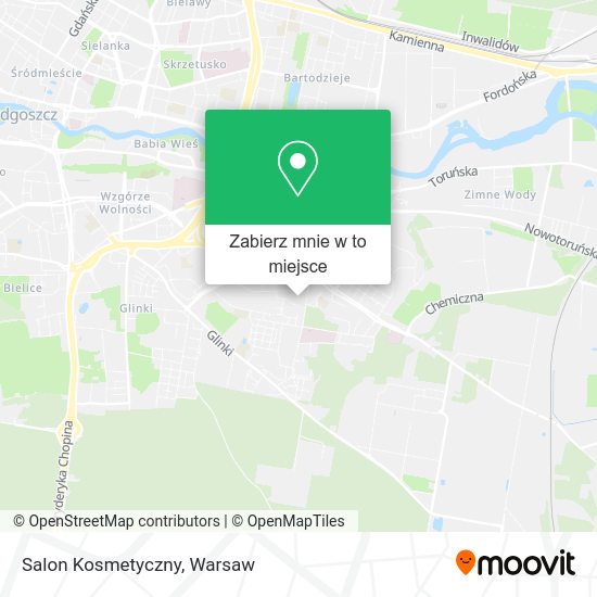 Mapa Salon Kosmetyczny