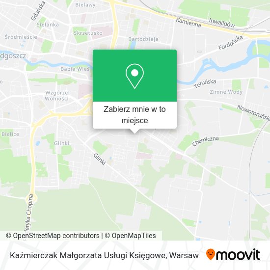 Mapa Kaźmierczak Małgorzata Usługi Księgowe