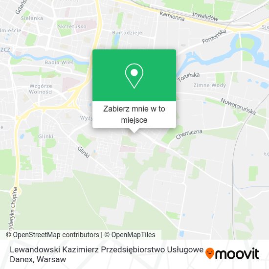 Mapa Lewandowski Kazimierz Przedsiębiorstwo Usługowe Danex