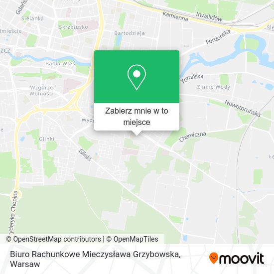 Mapa Biuro Rachunkowe Mieczysława Grzybowska