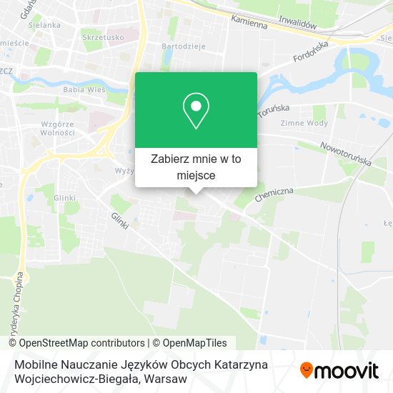 Mapa Mobilne Nauczanie Języków Obcych Katarzyna Wojciechowicz-Biegała