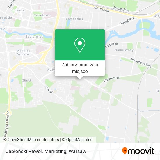 Mapa Jabłoński Paweł. Marketing