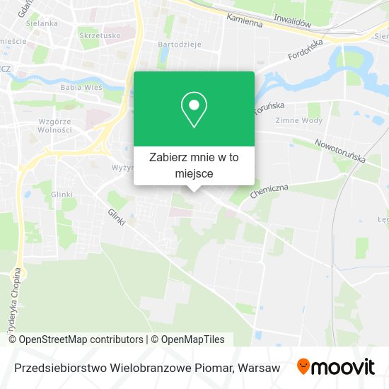 Mapa Przedsiebiorstwo Wielobranzowe Piomar