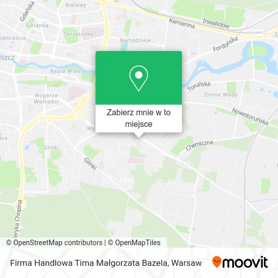 Mapa Firma Handlowa Tima Małgorzata Bazela