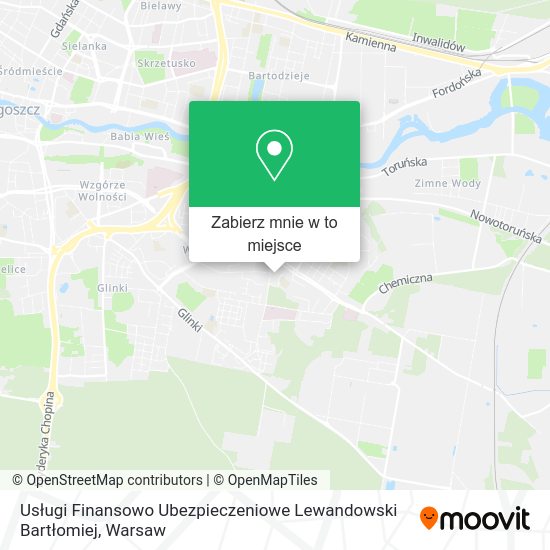 Mapa Usługi Finansowo Ubezpieczeniowe Lewandowski Bartłomiej