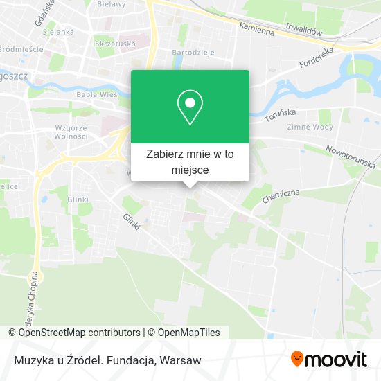 Mapa Muzyka u Źródeł. Fundacja