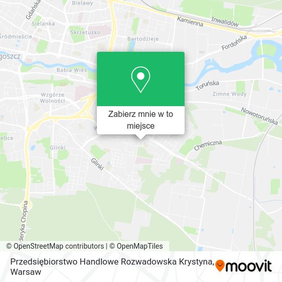 Mapa Przedsiębiorstwo Handlowe Rozwadowska Krystyna