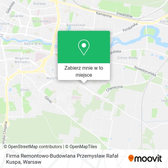 Mapa Firma Remontowo-Budowlana Przemysław Rafał Kuspa