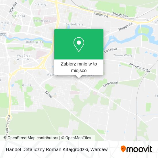 Mapa Handel Detaliczny Roman Kitajgrodzki