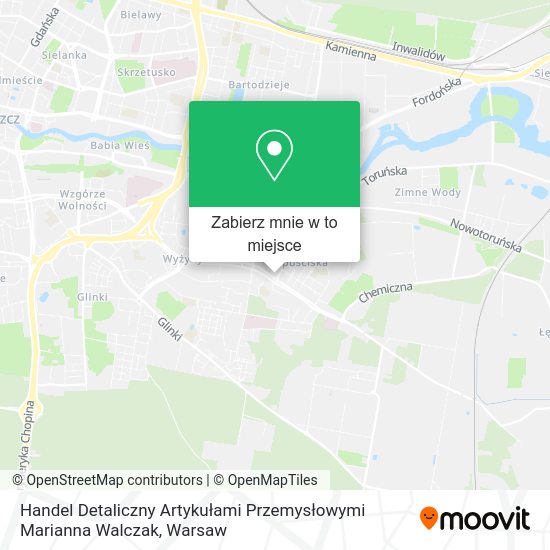 Mapa Handel Detaliczny Artykułami Przemysłowymi Marianna Walczak