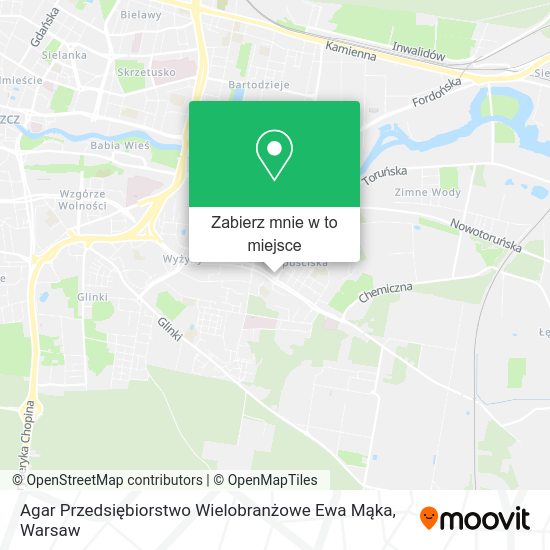 Mapa Agar Przedsiębiorstwo Wielobranżowe Ewa Mąka