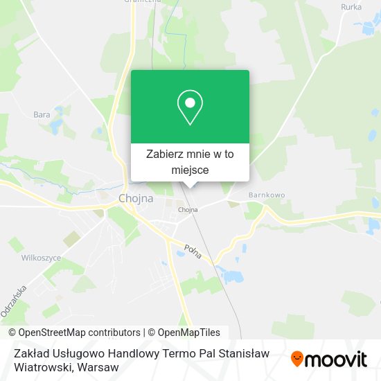 Mapa Zakład Usługowo Handlowy Termo Pal Stanisław Wiatrowski