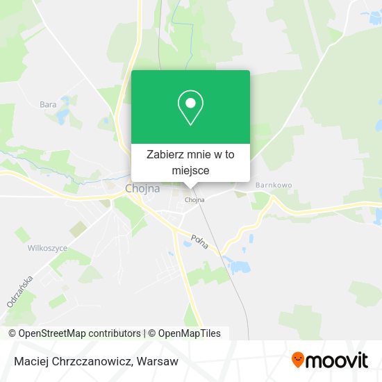 Mapa Maciej Chrzczanowicz