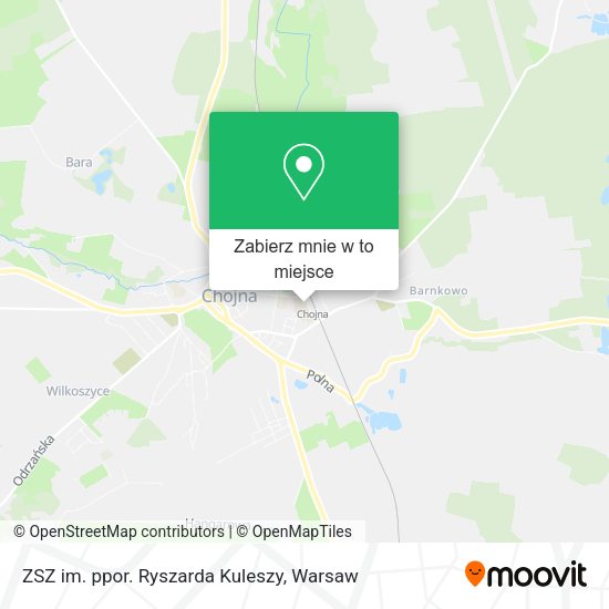 Mapa ZSZ im. ppor. Ryszarda Kuleszy