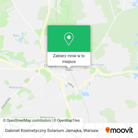 Mapa Gabinet Kosmetyczny Solarium Jamajka