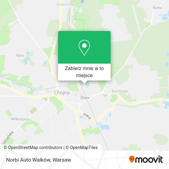 Mapa Norbi Auto Walków