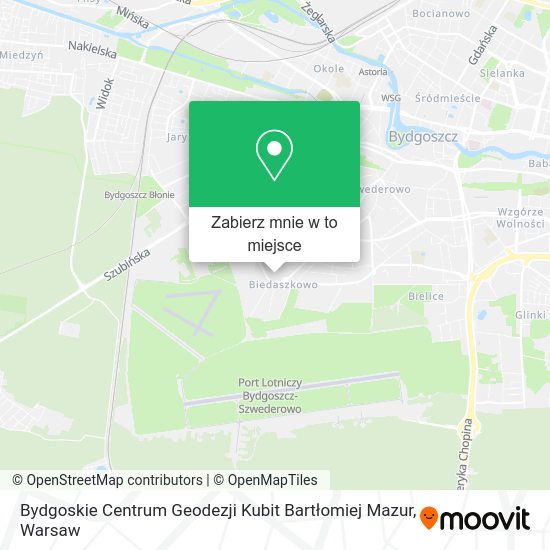 Mapa Bydgoskie Centrum Geodezji Kubit Bartłomiej Mazur