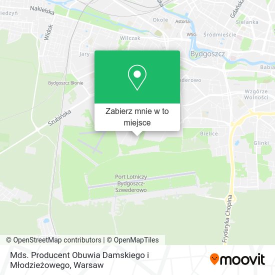 Mapa Mds. Producent Obuwia Damskiego i Młodzieżowego